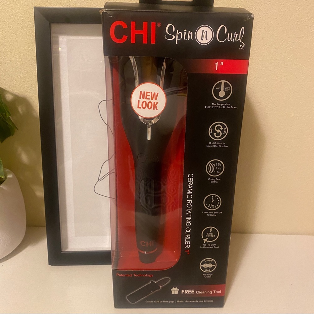 CHI Spin n Curl Black